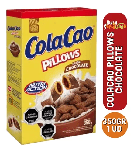 CEREAL PILLOWS CHOCOLATE COLACAO 350GRS