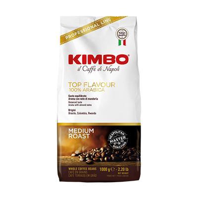 CAFE KIMBO EN GRANO TOP FLAVOR (100% ARABICA) 1 KG