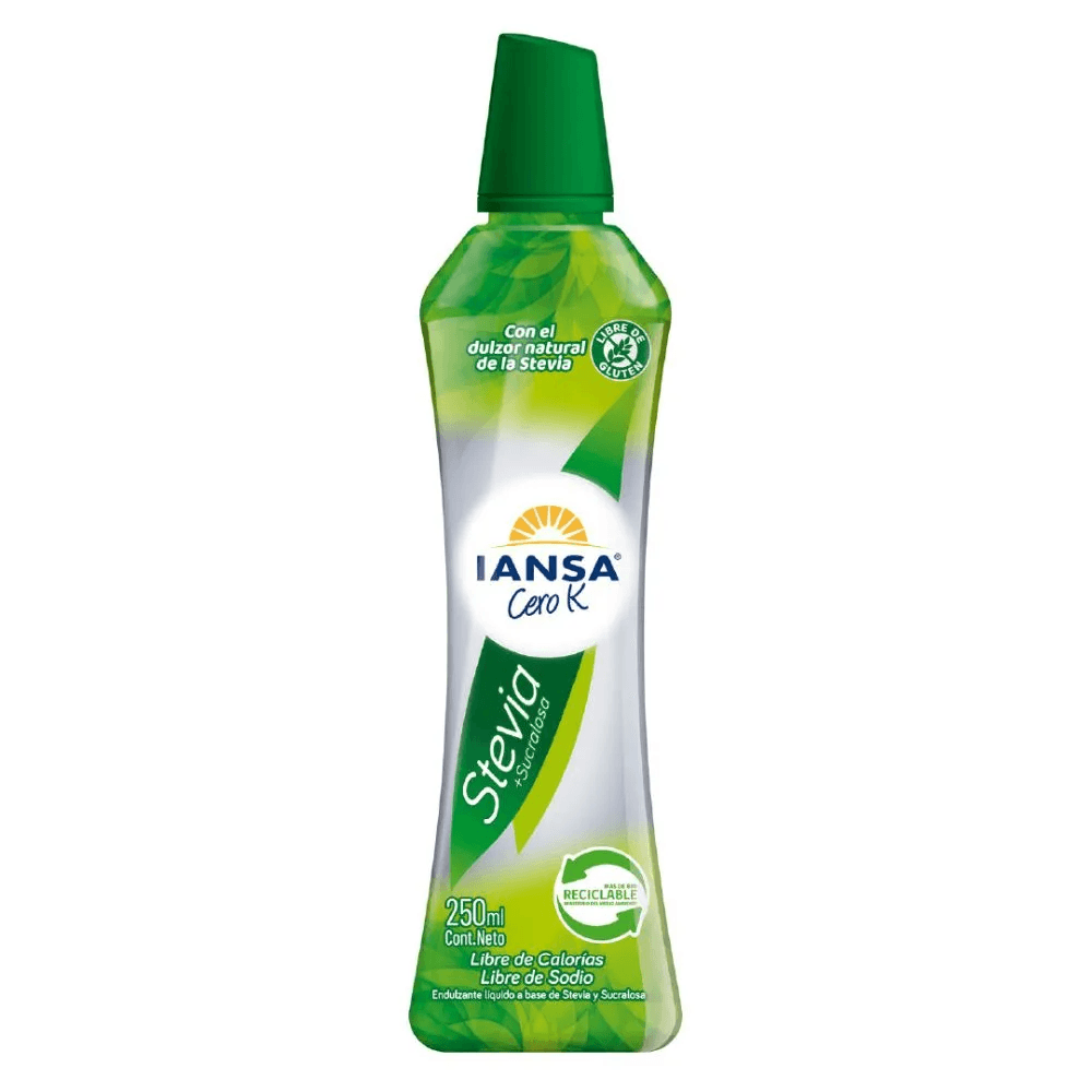 ENDULZANTE IANSA CERO K STEVIA 1 X 250 ML