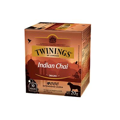 TÉ TWININGS INDIAN CHAI 10UN