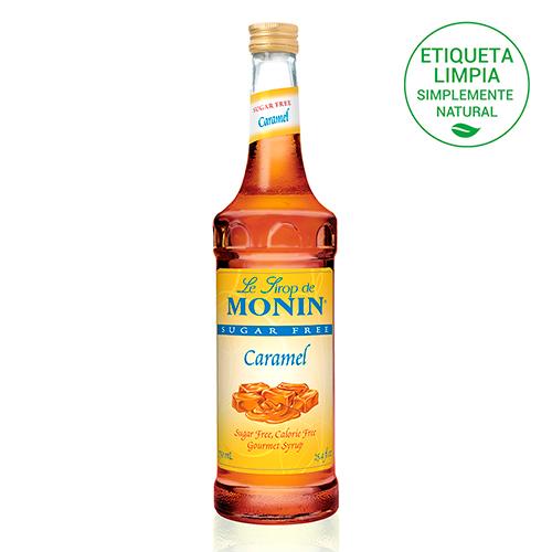 SYRUP CARAMELO SIN AZUCAR MONIN 750 ML