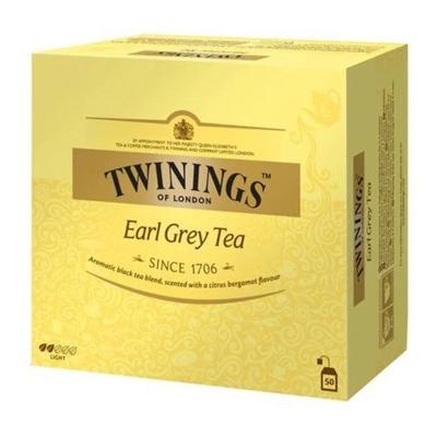 TE TWININGS EARL GREY TEA 100 GR 1X50 UN