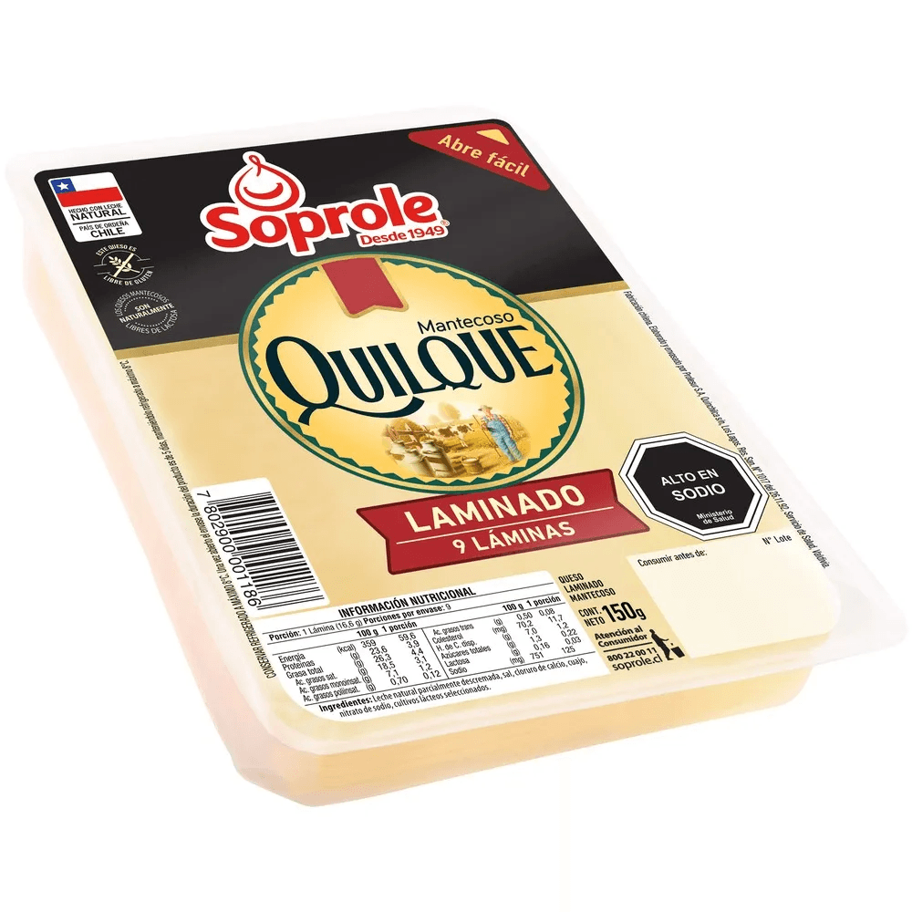 QUESO MANTECOSO QUILQUE LAMINADO KG