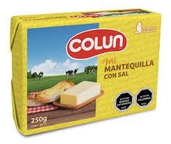 MANTEQUILLA COLUN CON SAL 250 GR.